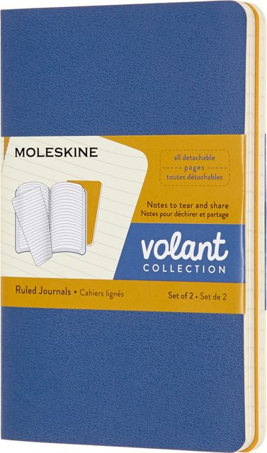 VOLANT JRNL LG RUL BLUE/YELLOW