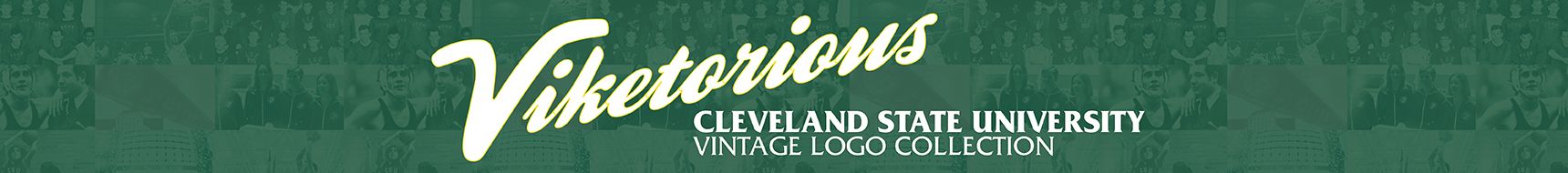Viketorious. Cleveland State University. Vintage logo collection