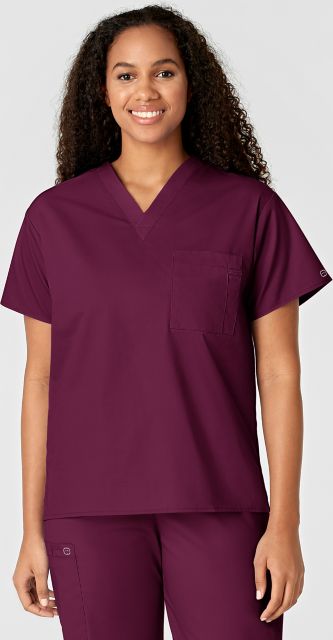 Unisex V-Neck Scrub Top Extended Sizes