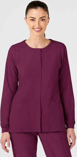 Women's Warm-Up Crewneck Scrub Top