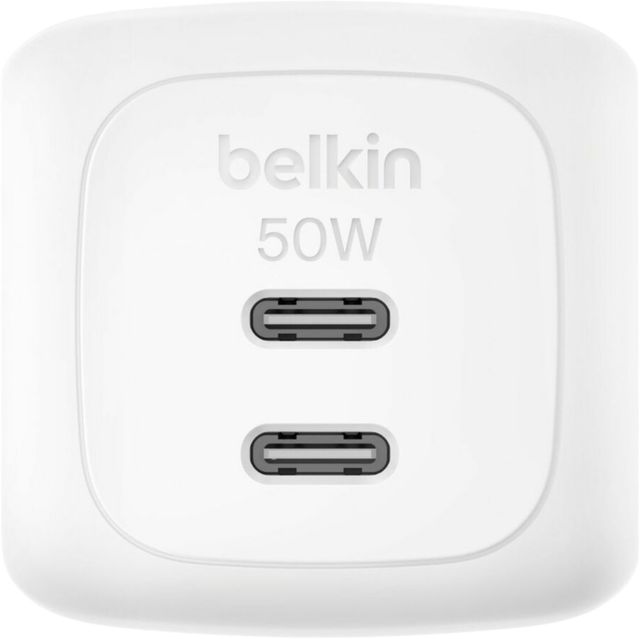 BoostCharge Pro Dual USB-C GaN Wall Charger 50W