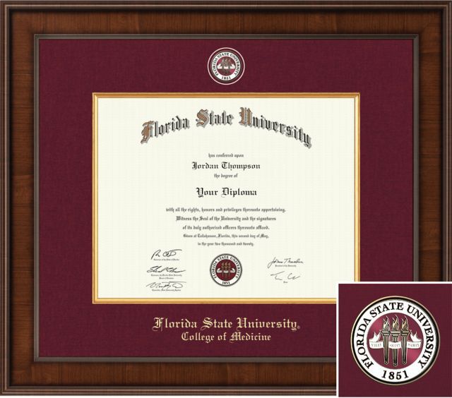 Church Hill Classics Presidential Diploma Frame. College of Medicine  - ONLINE ONLY