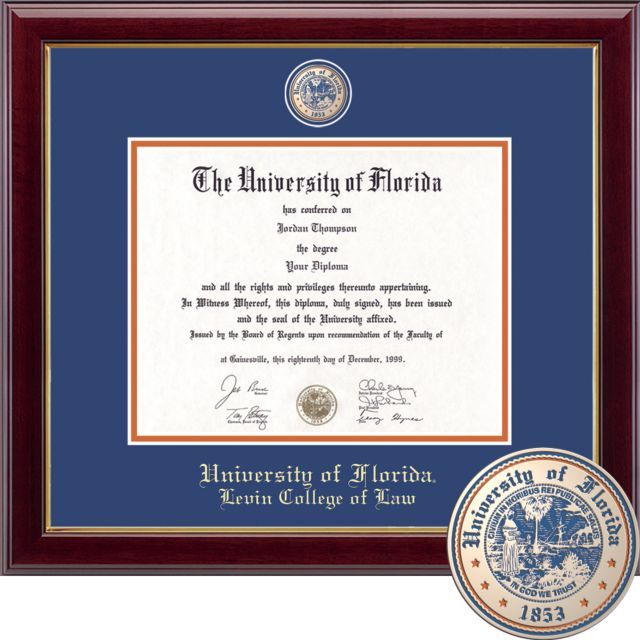 Church Hill Classics Masterpiece Diploma Frame. Levin College of Law  - ONLINE ONLY