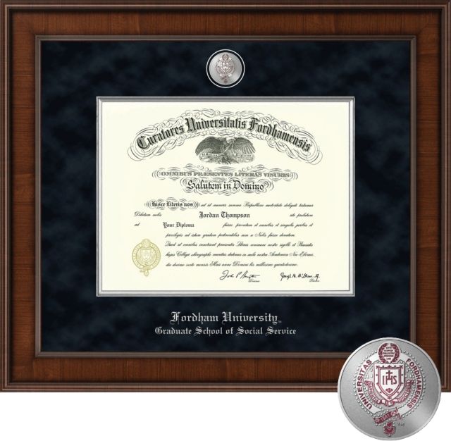 Church Hill Classics,Presidential; 10x13 Bachelors, Masters, PhD,  Graduate School of Social Service Diploma Frame - ONLINE ONLY