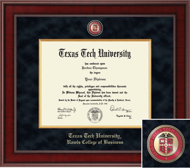 Church Hill Classics Presidential Diploma Frame. College of Business - ONLINE ONLY
