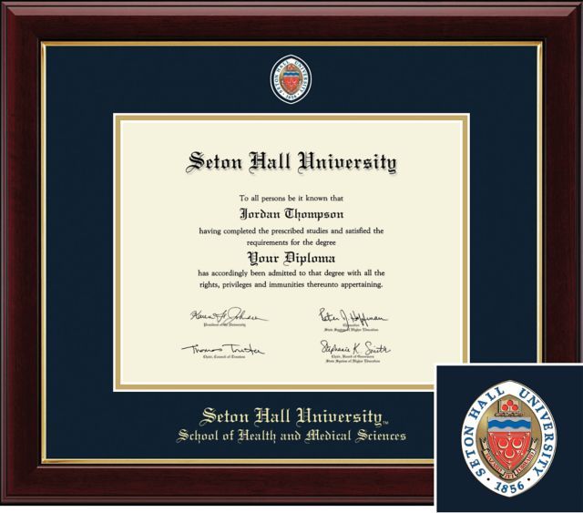 Church Hill Classics Masterpiece Diploma Frame. School of Health and Medical Sciences - ONLINE ONLY