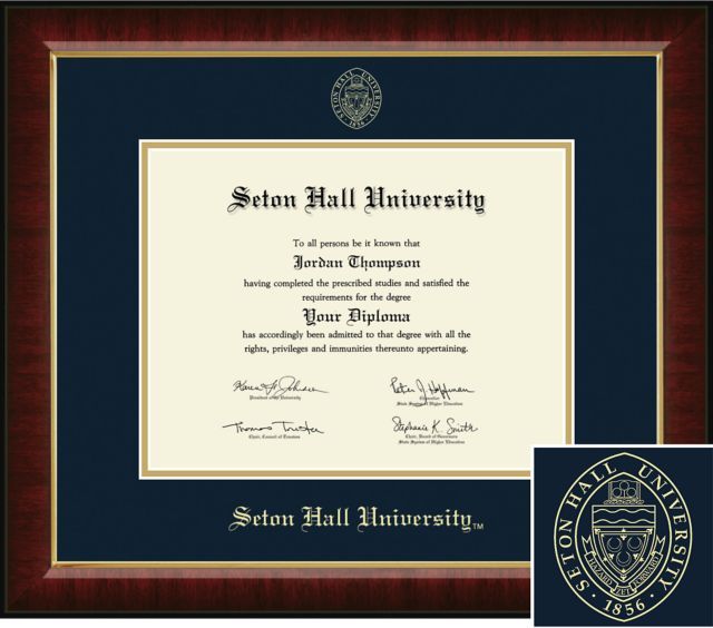 Church Hill Classics Embossed Murano Diploma Frame. Bachelors, Masters, PhD. - ONLINE ONLY