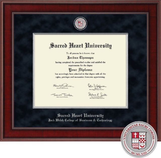 Church Hill Classics Presidential Diploma Frame.  Jack Welch College Of Business & Technology - ONLINE ONLY