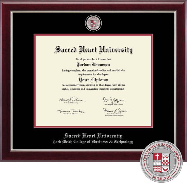 Church Hill Classics Masterpiece Diploma Frame.  Jack Welch College Of Business & Technology - ONLINE ONLY