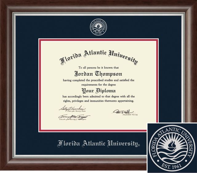 Church Hill Classics Embossed Diploma Frame. Associates, Bachelors, Masters, PhD - ONLINE ONLY