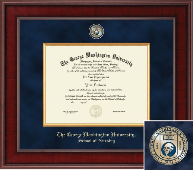 Church Hill Classics, Presidential Diploma Frame, School of Nursing, BA/MA - ONLINE ONLY