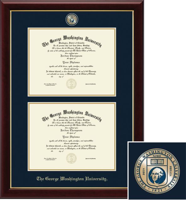 Church Hill Classics Double Document, 8.5x11, Bachelors, Masters, Diploma Frame - ONLINE ONLY