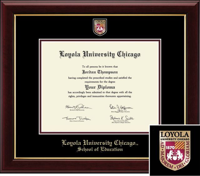Church Hill Classics Masterpiece Diploma Frame. School of Education - ONLINE ONLY