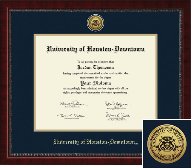 Church Hill Classics Engraved Diploma Frame. Bachelors, Masters, PhD - ONLINE ONLY