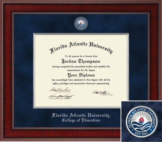 Church Hill Classics, Presidential; 11x14 PhD College of Education Diploma Frame - ONLINE ONLY