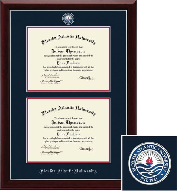 Church Hill Classics Double Document, 8.5x11, Associates, Bachelors, Masters, Diploma Frame - ONLINE ONLY