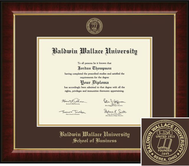Church Hill Classics Embossed, Business, 8.5x11, Bachelors, Masters, Diploma Frame - ONLINE ONLY