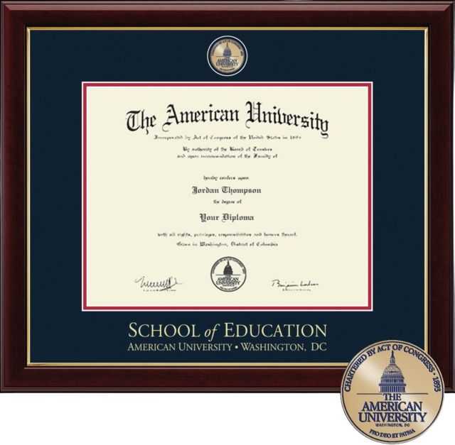Church Hill Classics, Masterpiece, 11x14, Bachelors, Masters, PhD, School of Education   Diploma Frame - ONLINE ONLY