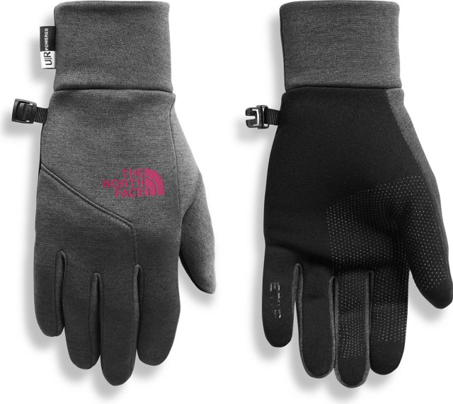 W GLOVE ETIP DK GRY XS