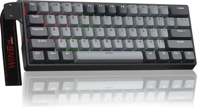 Aula WIN60 HE 60% Gaming Wired Keyboard & Mouse Set -Gray/Black - ONLINE ONLY