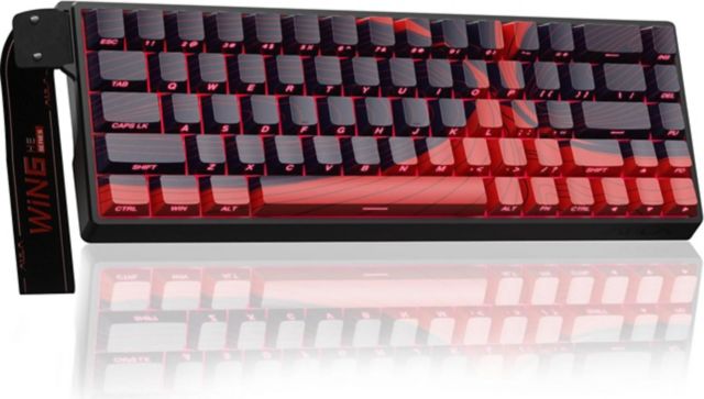 Aula WIN 68 HE 60% Gaming Wired Keyboard - Red/Multi - ONLINE ONLY